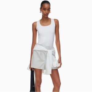 Aritzia Babaton cotton poplin shorts